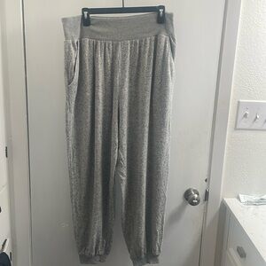 Cost Plus World Market Gray Cozy Jogger Pants Women’s Size Large/XL Pockets